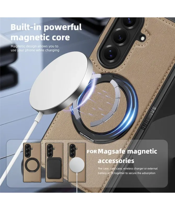 Coque Samsung Galaxy Z Fold 7 Anneau Magnétique 360° | RINGFORCE