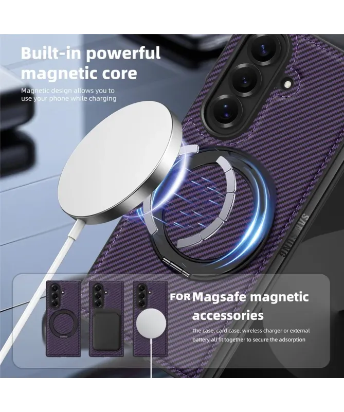 Coque Samsung Galaxy Z Fold 7 avec Anneau Magnétique 360° | Elanco