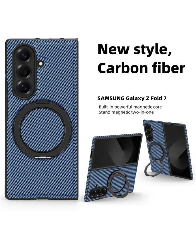 Coque Samsung Galaxy Z Fold 7 avec Anneau Magnétique 360° | Elanco