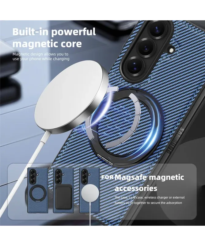 Coque Samsung Galaxy Z Fold 7 avec Anneau Magnétique 360° | Elanco