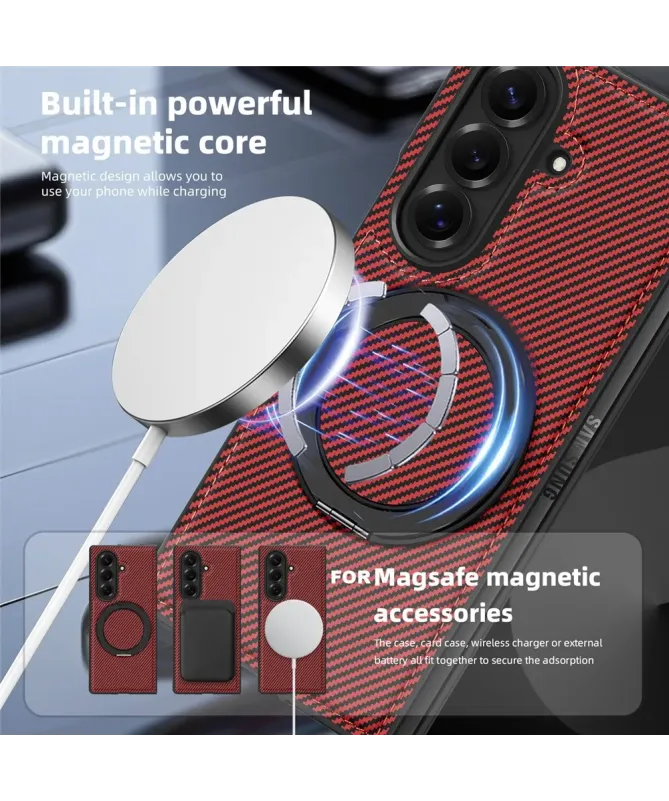 Coque Samsung Galaxy Z Fold 7 avec Anneau Magnétique 360° | Elanco