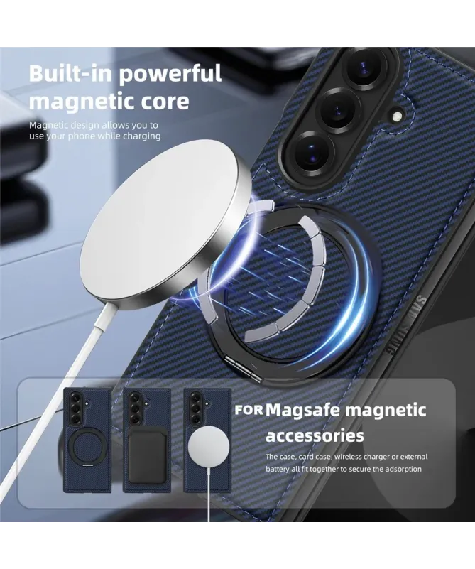 Coque Samsung Galaxy Z Fold 7 avec Anneau Magnétique 360° | Elanco