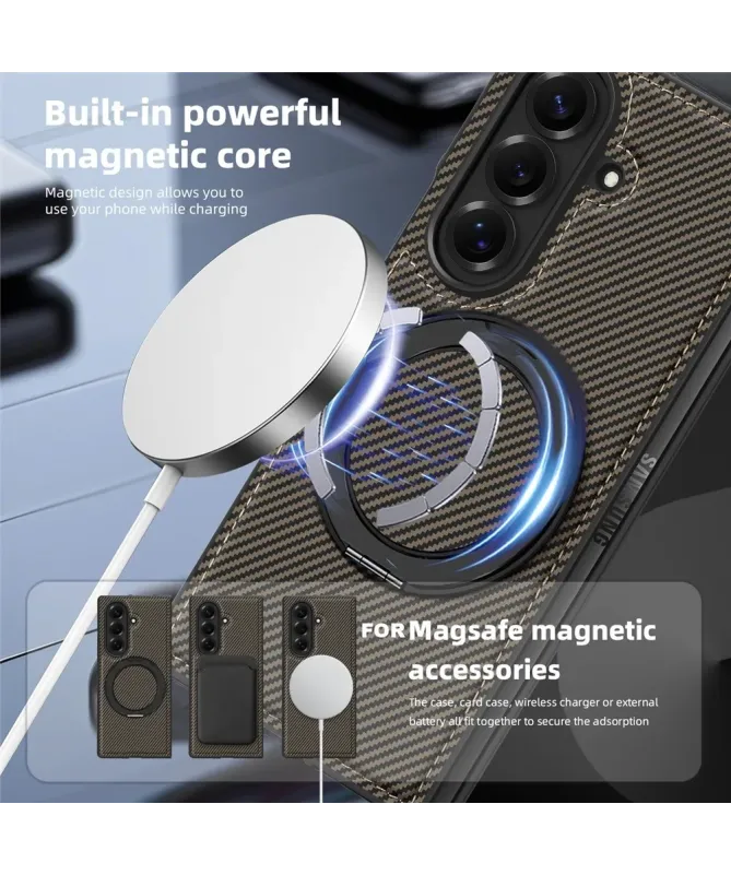 Coque Samsung Galaxy Z Fold 7 avec Anneau Magnétique 360° | Elanco