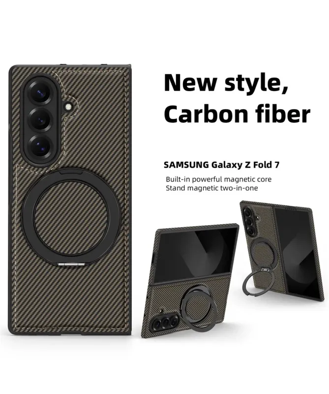 Coque Samsung Galaxy Z Fold 7 avec Anneau Magnétique 360° | Elanco