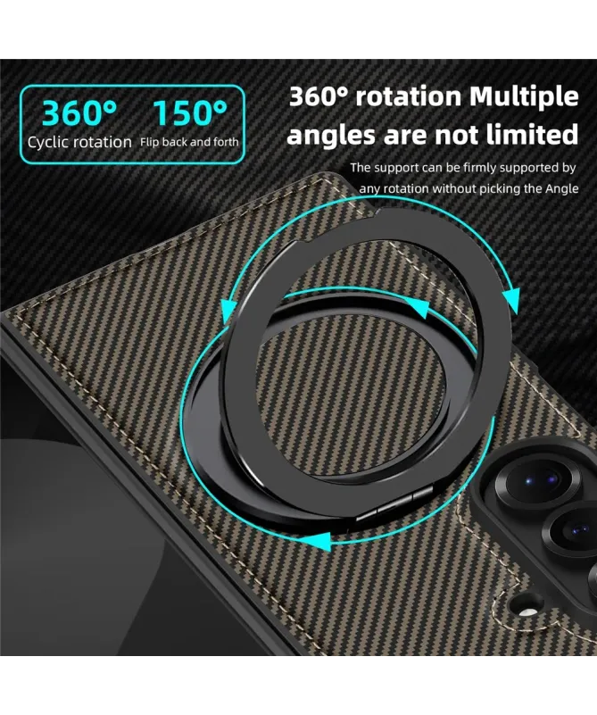 Coque Samsung Galaxy Z Fold 7 avec Anneau Magnétique 360° | Elanco