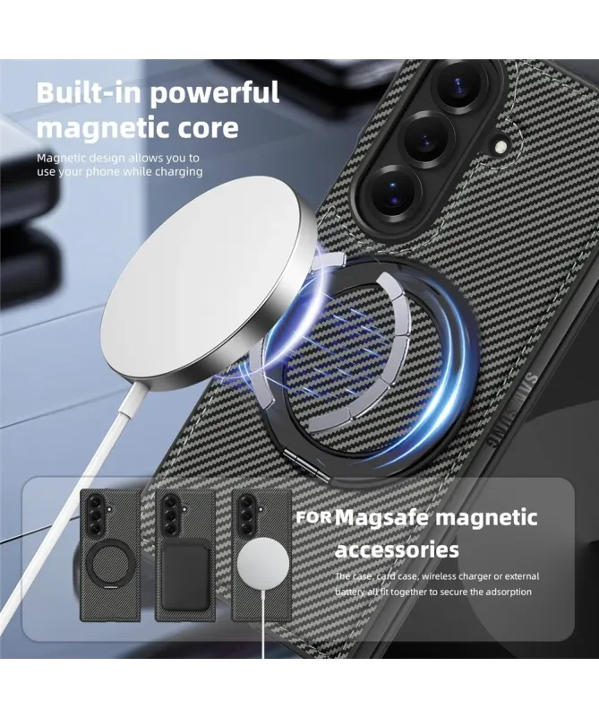 Coque Samsung Galaxy Z Fold 7 avec Anneau Magnétique 360° | Elanco