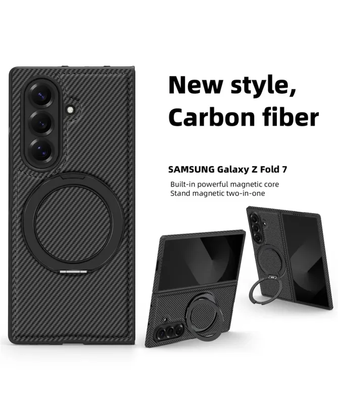 Coque Samsung Galaxy Z Fold 7 avec Anneau Magnétique 360° | Elanco