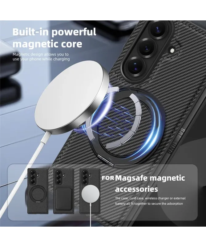 Coque Samsung Galaxy Z Fold 7 avec Anneau Magnétique 360° | Elanco