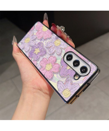 Coque Samsung Galaxy Z Fold 6 Floraison Pourpre