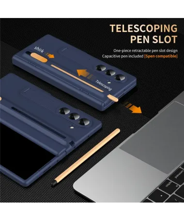 Coque Samsung Galaxy Z Fold 7 Protection avec Support et Verre Trempé 