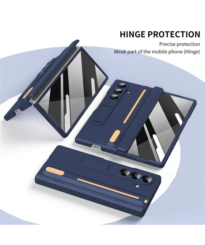 Coque Samsung Galaxy Z Fold 7 Protection avec Support et Verre Trempé 