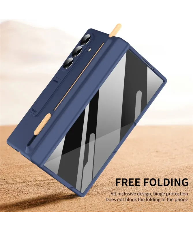 Coque Samsung Galaxy Z Fold 7 Protection avec Support et Verre Trempé 