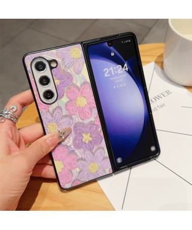 Coque Samsung Galaxy Z Fold 6 Floraison Pourpre