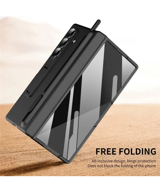 Coque Samsung Galaxy Z Fold 7 Protection avec Support et Verre Trempé 