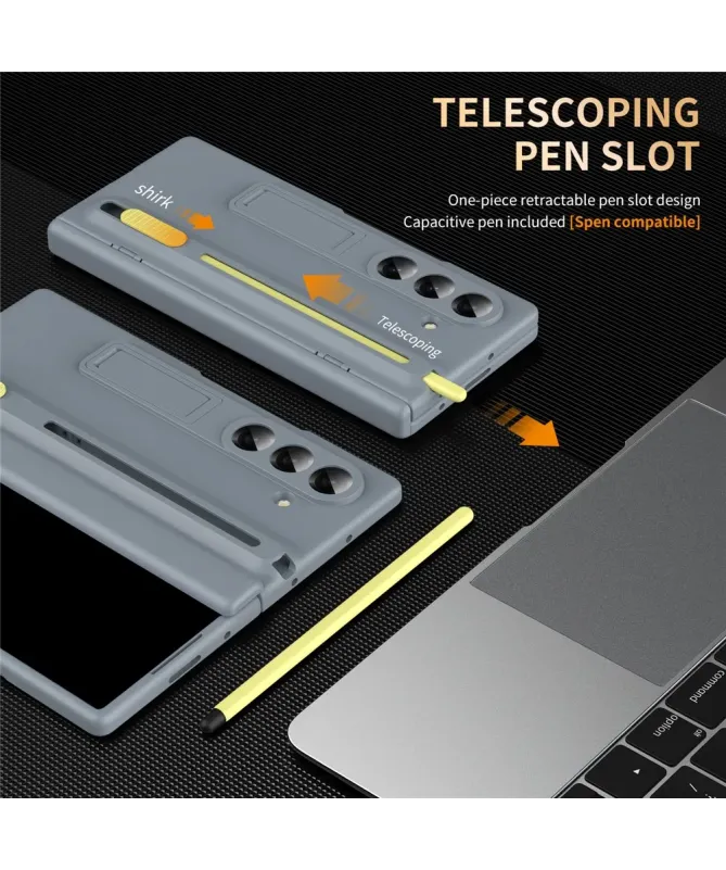 Coque Samsung Galaxy Z Fold 7 Protection avec Support et Verre Trempé 