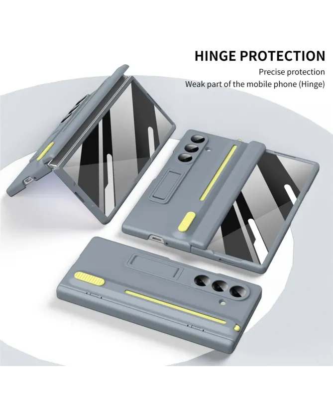 Coque Samsung Galaxy Z Fold 7 Protection avec Support et Verre Trempé 