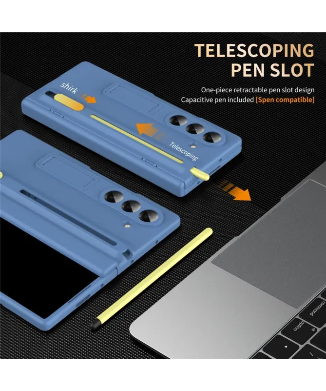Coque Samsung Galaxy Z Fold 7 Protection avec Support et Verre Trempé 