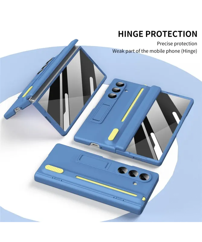 Coque Samsung Galaxy Z Fold 7 Protection avec Support et Verre Trempé 