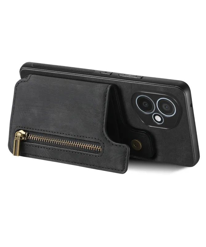 Coque Honor 400 Vintage Portefeuille à Fermeture Zippée