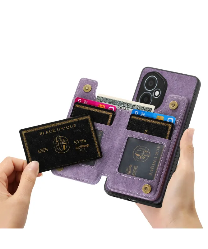 Coque Honor 400 Vintage Portefeuille à Fermeture Zippée