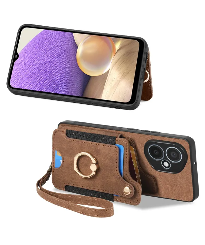 Coque Honor 400 Cuir Vintage avec Porte-Carte RFID