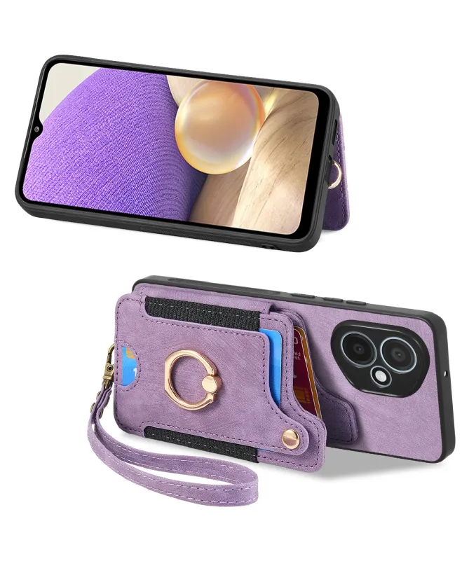 Coque Honor 400 Cuir Vintage avec Porte-Carte RFID
