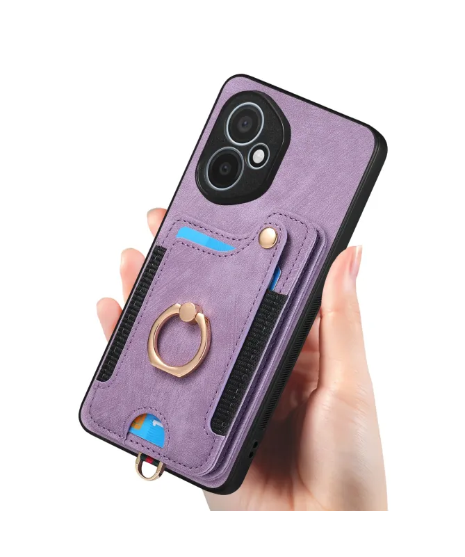 Coque Honor 400 Cuir Vintage avec Porte-Carte RFID