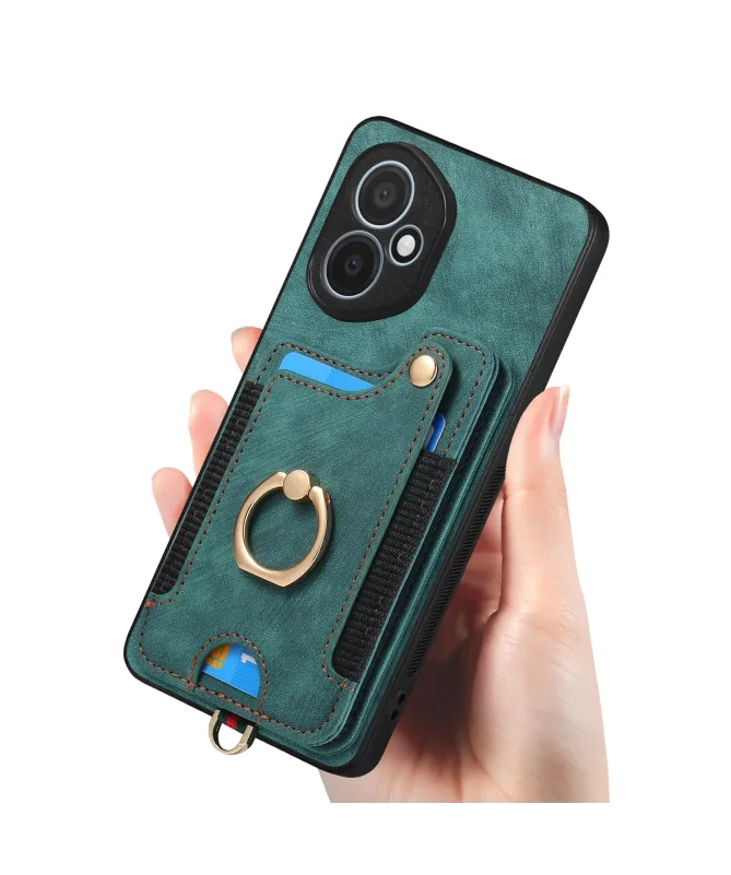 Coque Honor 400 Cuir Vintage avec Porte-Carte RFID