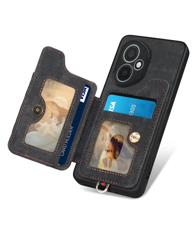 Coque Honor 400 Cuir Vintage avec Porte-Carte RFID