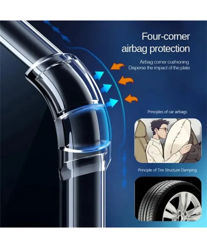 Pack iPhone 16 Plus | Coque Coins Renforcés Transparente avec 2 Verre 