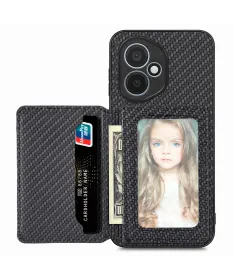 Coque Honor 400 avec Porte-Carte Style Fibre de Carbone | Dorian