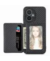 Coque Honor 400 avec Porte-Carte Style Fibre de Carbone | Dorian
