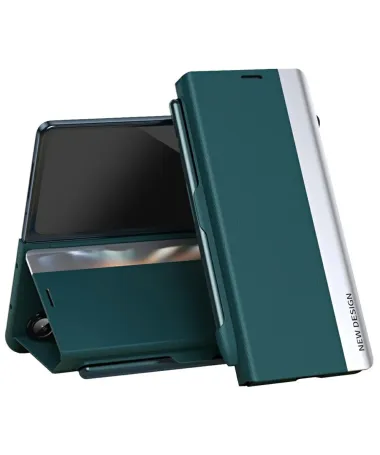 Etui Samsung Galaxy Z Fold 7 Business effet cuir Magnet