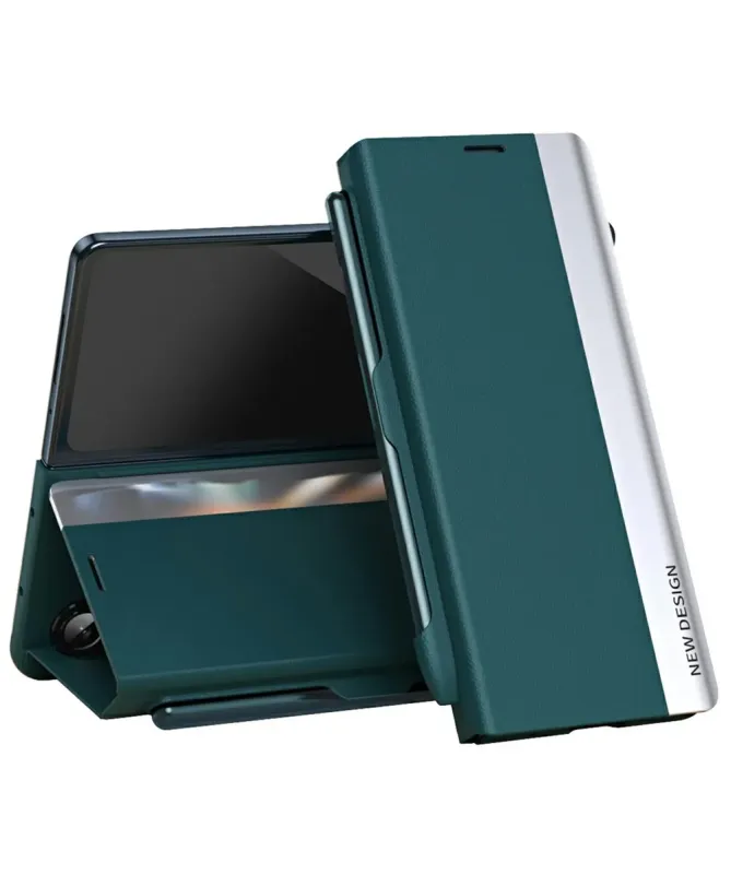 Etui Samsung Galaxy Z Fold 7 Business effet cuir Magnet