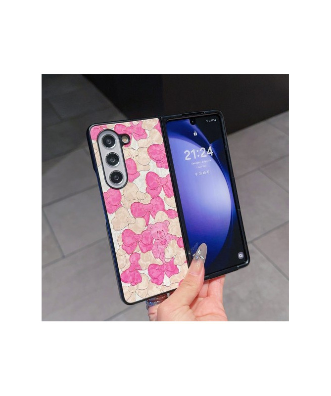 Coque Samsung Galaxy Z Fold 6 Nounours et Noeuds Papillons