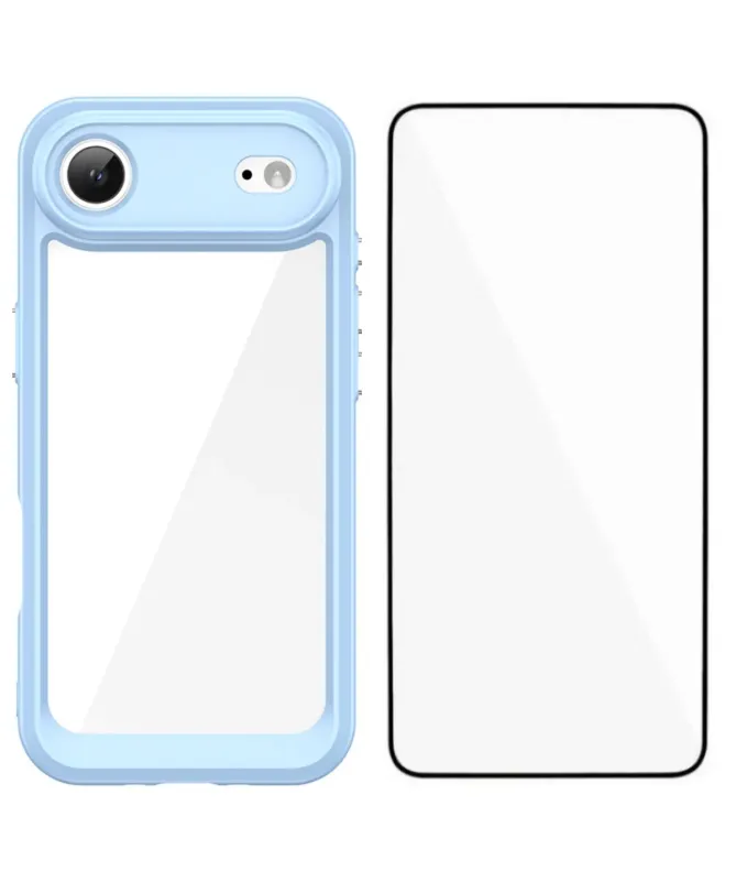 Coque Renforcée iPhone Air avec Film Verre Trempé | Protection Totale 