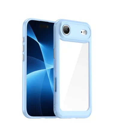 Coque Renforcée iPhone Air avec Film Verre Trempé | Protection Totale 360° Bleu clair - photo 7