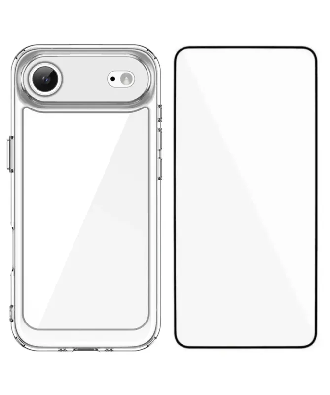 Coque Renforcée iPhone Air avec Film Verre Trempé | Protection Totale 