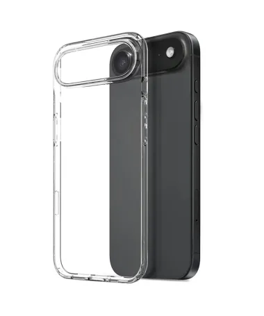 Coque transparente iPhone Air avec protection d'écran en verre trempé