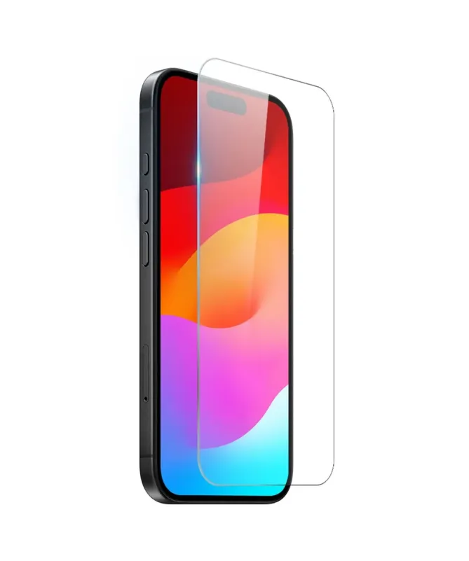 Coque transparente iPhone Air avec protection d'écran en verre trempé