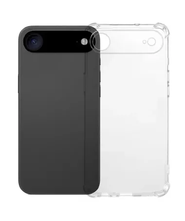 Pack iPhone Air Coque Coins Renforcés Transparente avec Verre Trempé