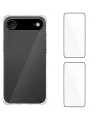 Pack iPhone Air | Coque Coins Renforcés Transparente avec 2 Verre Trem