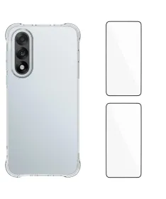 Pack OnePlus Nord 5 | Coque Coins Renforcés Transparente avec 2 Verre 