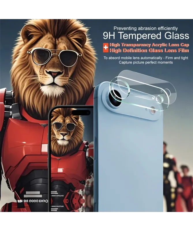 Verre Trempé iPhone Air pour lentille (2 pièces)