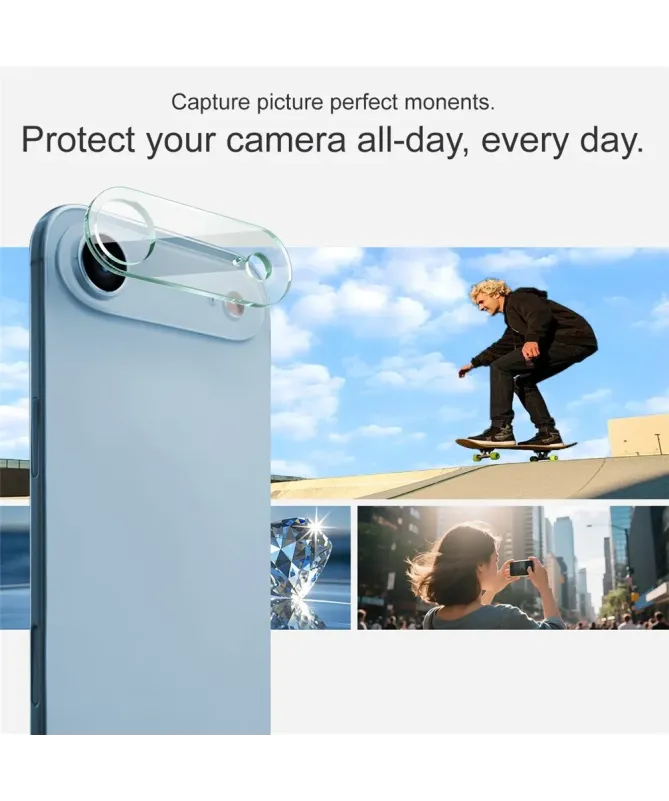 Verre Trempé iPhone Air pour lentille (2 pièces)