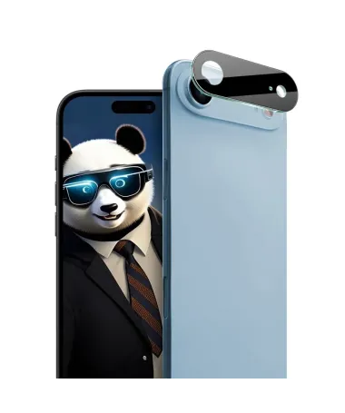 Protections iPhone Air en verre trempé pour lentille (2 pièces) - Noir