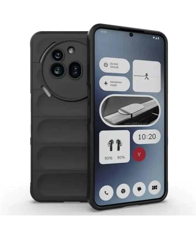 Coque Nothing Phone (3a) Pro Rugged silicone avec verre trempé