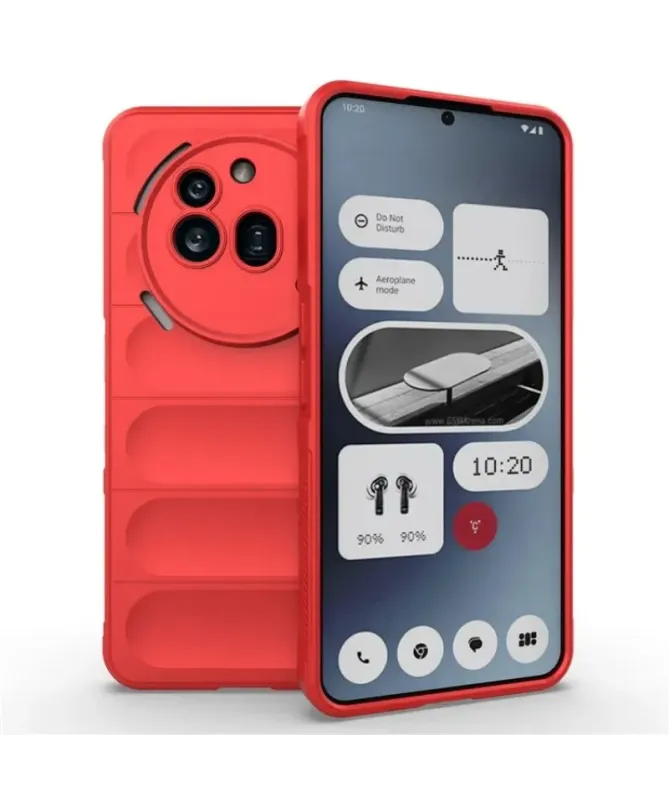 Coque Nothing Phone (3a) Pro Rugged silicone avec verre trempé