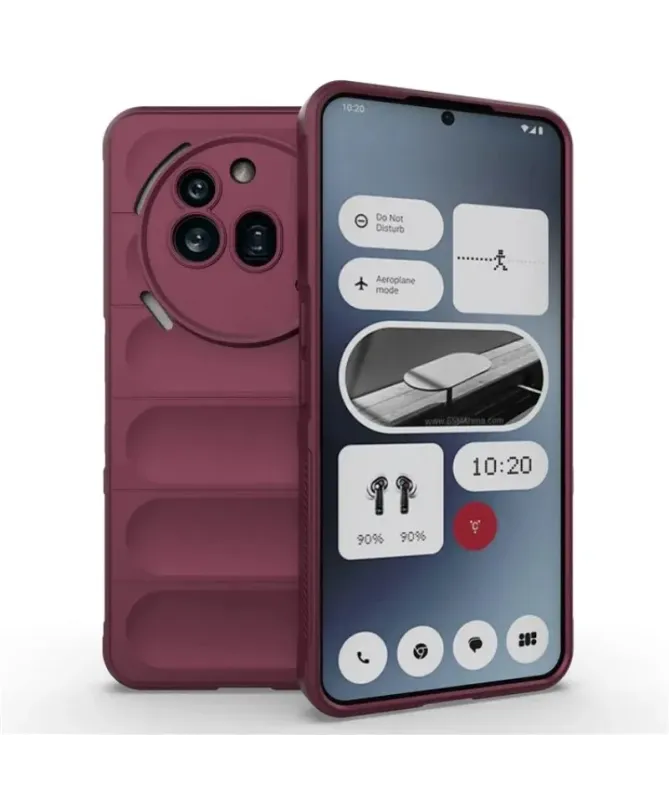 Coque Nothing Phone (3a) Pro Rugged silicone avec verre trempé