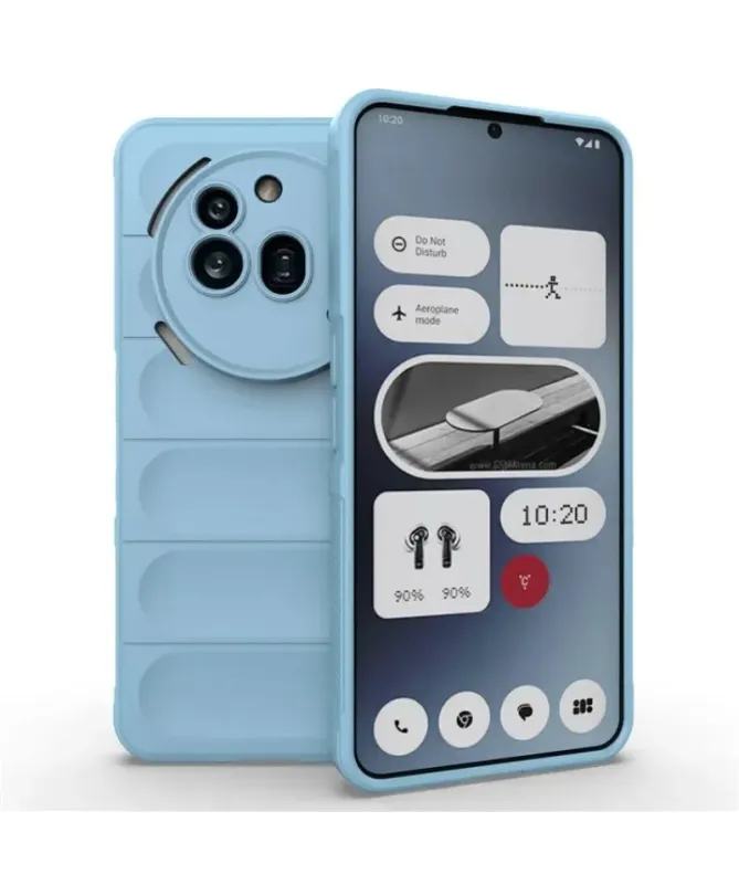 Coque Nothing Phone (3a) Pro Rugged silicone avec verre trempé